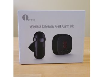 1 By One Motion Sensor Wireless Driveway Alarm Kit, New!