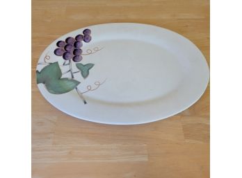 Mikasa Platter With Grape Design