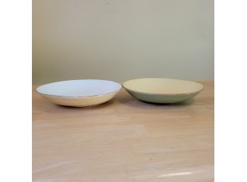 Set Of 2 Vietri Pottery Bowls From Italy