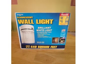 Fluorescent Wall Light, New!