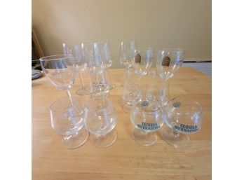 Mixed Winery Glasses And Other Collectable Glass