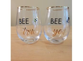 Limited Edition Mikasa Bee True & Be You Glasses