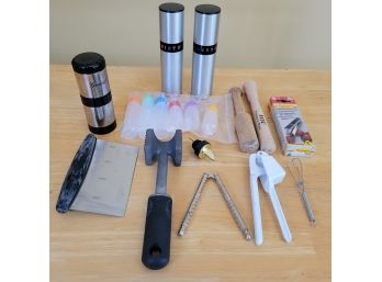 Kitchen Tools: Misto Oil Sprayers, Meat Tenderizer, Dough Cutter, Cherry Stoner, Nutcracker, & More!