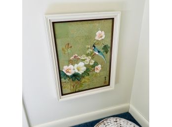 Framed Print With Bird (Upstairs)