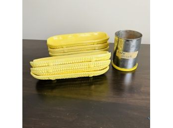 Corn On The Cob Dishes - Set Of 6 (Dining Room)