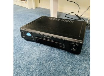 Sony VHS Player (Upstairs)