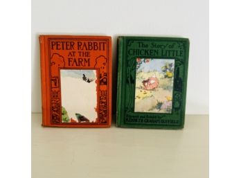 1935 Peter Rabbit And Chicken Little Illustrated Books (Upstairs)