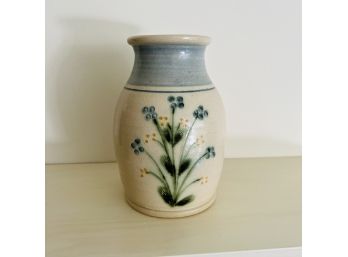 Pottery Vase With Floral Motif (Upstairs)