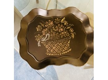 Painted Metal Tray (Dining Room)