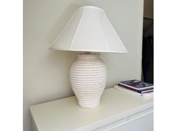White Table Lamp (Upstairs)