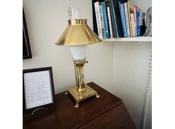 Orient Express Reproduction Brass Tone Lamp (Office)