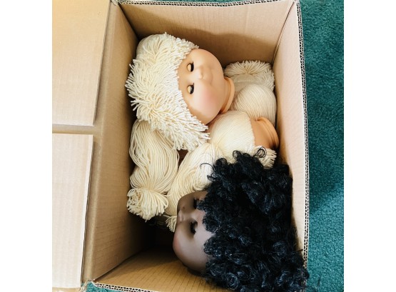 Box Of Doll Heads From Zapf Creations