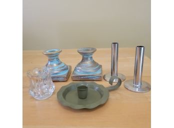 Misc Group Of Candle Holders