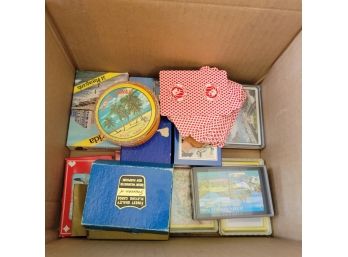 Box Of Souvenir Travel Playing Cards
