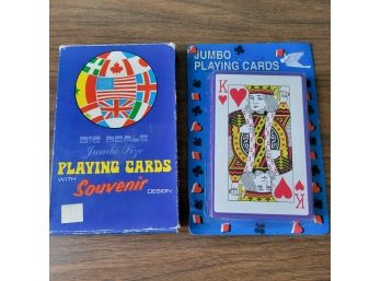 Jumbo Playing Cards And Cypress Gardens Souvenir Cards