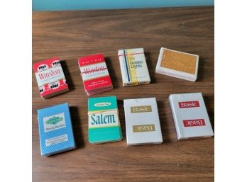 Cigarette Brand Playing Cards & 1 Las Vegas Tropicana Set