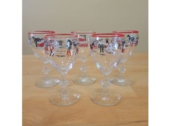 Libbey Cordial Aperitif Glasses 'Getting Ice' Set Of 5