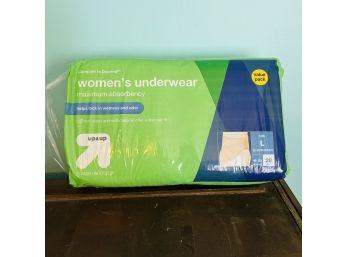 Up&Up Women's Underwear Size Large - Sealed