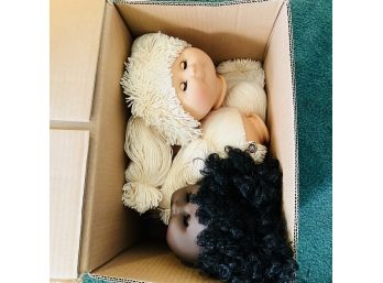 Box Of Doll Heads From Zapf Creations