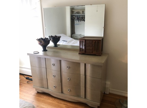 The Basic-Witz Furniture Industries Dresser With Mirror