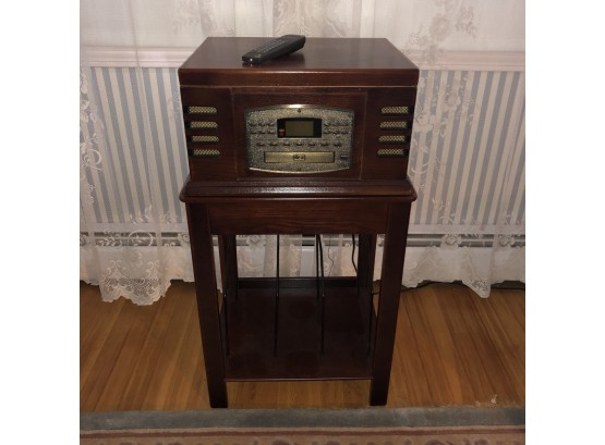 Crosley Record And CD Player With Record Storage