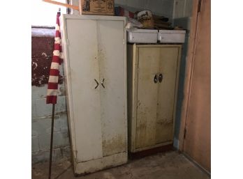 Metal Cabinets With Contents