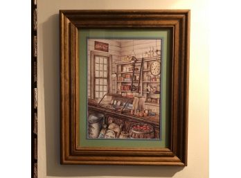 Framed Print Of A General Store