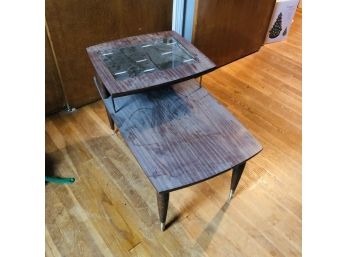 Vintage Mid-century Two-tier End Table