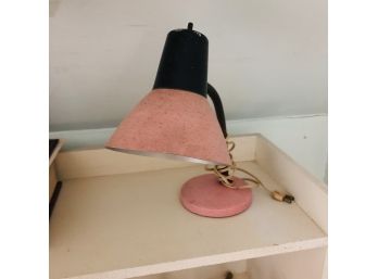 Vintage Pink Desk Lamp