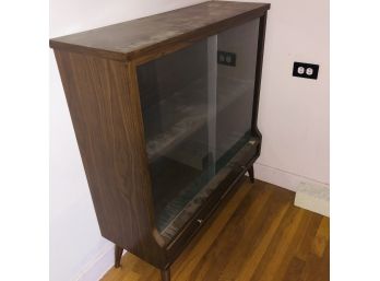 Cabinet With Sliding Glass Doors