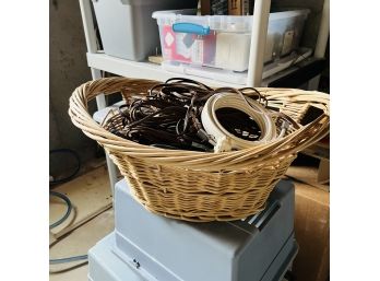 Basket With Cords And Wires (Workshop)