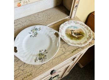 Pair Of Vintage Plates (Basement Room)