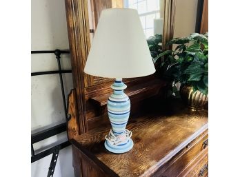 Nantucket Striped Lamp (Basement)