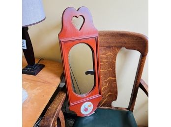 Mirror With Heart Cutout (Basement Room)