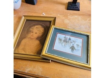 Pair Of Framed Prints (Basement Room)