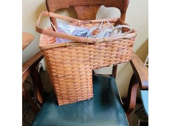 Stair Basket With Contents (Basement Room)