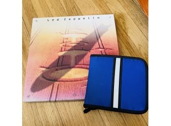 Led Zeppelin CD Set And Soft Case With CDs (Living Room)