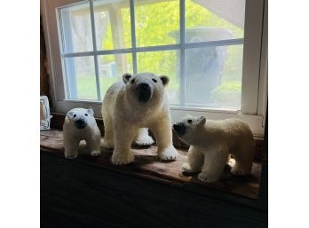 Polar Bear Holiday Decorations (Basement)