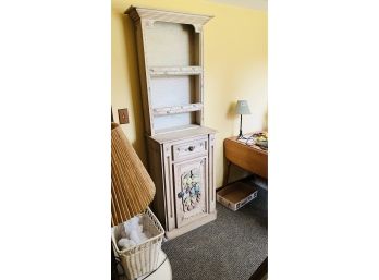 Compact Cabinet With Upper Display Shelves (Basement Room)
