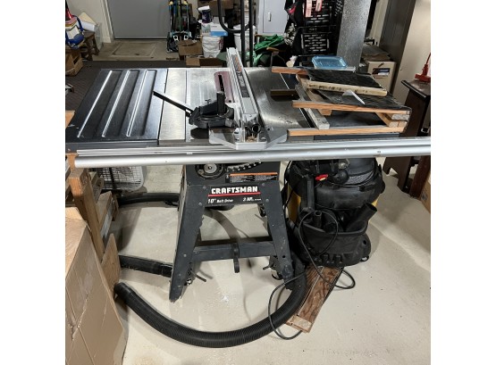 Craftsman 10' Belt Drive Table Saw With XR 2412 Fence
