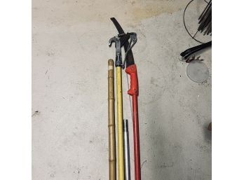 Lot Of 2 Extendable Branch Trimmers Etc