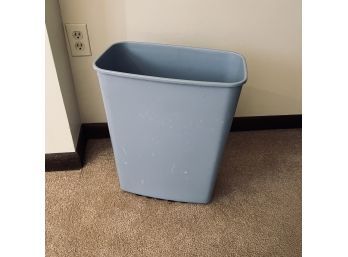 Sterilite Blue Trash Can (office)