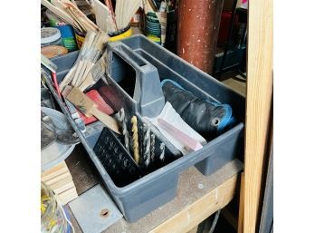 Handled Organizer With Drill Bits, Brushes And Files