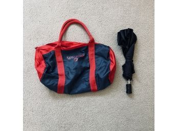 Lot Of 2 - Spaulding Duffle And Black Totes Umbrella (office)