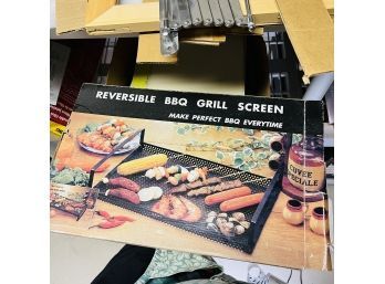 Vintage Reversible BBQ Grill Screen