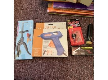 Glue Gun And Assorted Tools