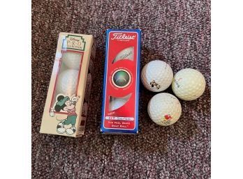 Disney Pro And Titleist Golf Balls