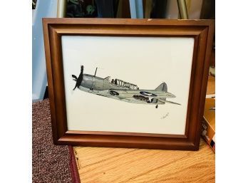 Framed Airplane Print