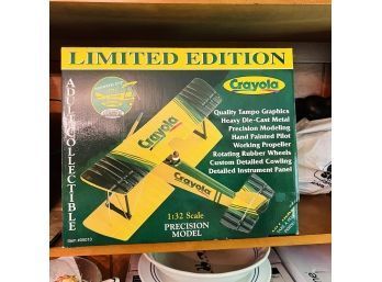Limited Edition Crayola Collectible Die Cast Plane