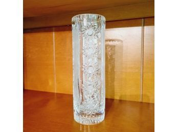 Stunning Cut Glass Vase